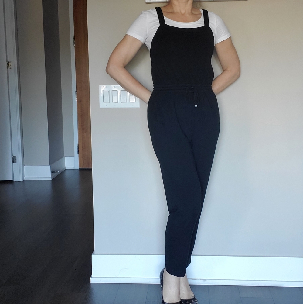 👑 2X HOST PICK 👑 Club Monaco Jersey Fabric Straps Jumpsuit - Picture 6 of 12